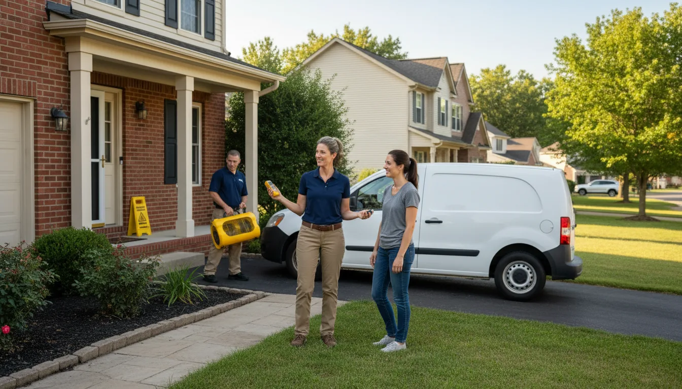 Residential water damage restoration in East Randolph, VT